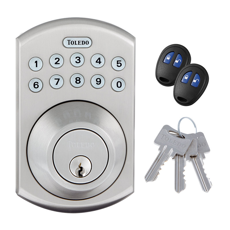 Toledo Fine Locks Keyless Entry Electronic Deadbolt & Reviews Wayfair
